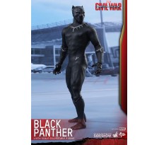 Captain America Civil War Movie Masterpiece Action Figure 1/6 Black Panther 31 cm